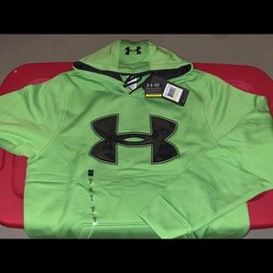 New Under Armour Green Hoodie Medium